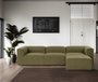 Atelier Del Sofa Sofá Esquinero Verde 296x185x66 cm